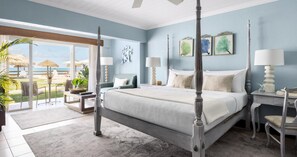 Luxury Suite, 1 Bedroom, Ocean View (Caribbean Grande Luxe Walkout Club L.) | Premium bedding, minibar, in-room safe, blackout drapes