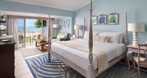 Club Room, 1 Bedroom, Ocean View (Caribbean Grande Luxe Club Level Room) | Premium bedding, minibar, in-room safe, blackout drapes