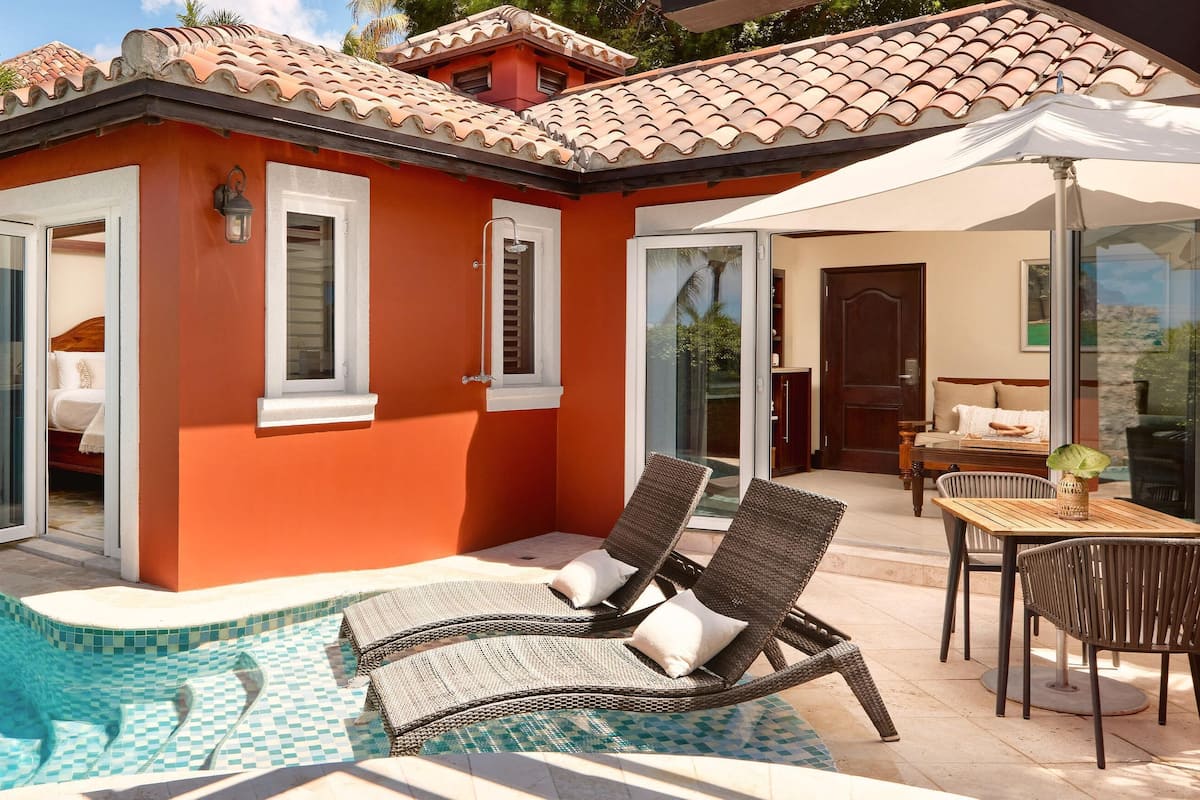 Luxe villa, 1 slaapkamer, uitzicht op tuin (Mediterranean Butler Villa Sanctuar) | Luxe beddengoed, een minibar, een kluis op de kamer