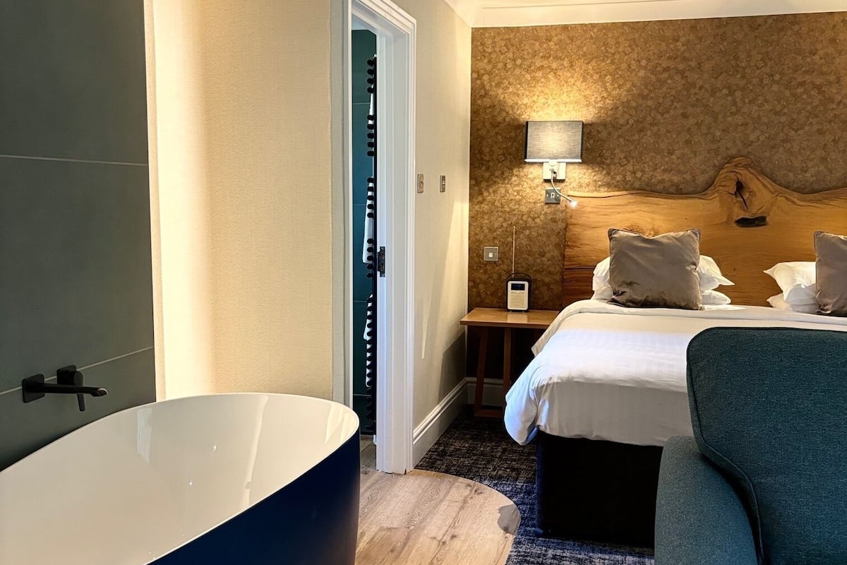 deluxe double room | desk, iron/ironing board, free wifi, bed sheets