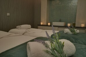 Behandlungsräume für Paare, Körperbehandlungen, Aromatherapie