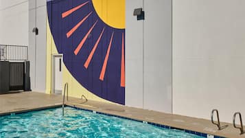 Outdoor pool, open 6:00 AM to 10:00 PM, sun loungers