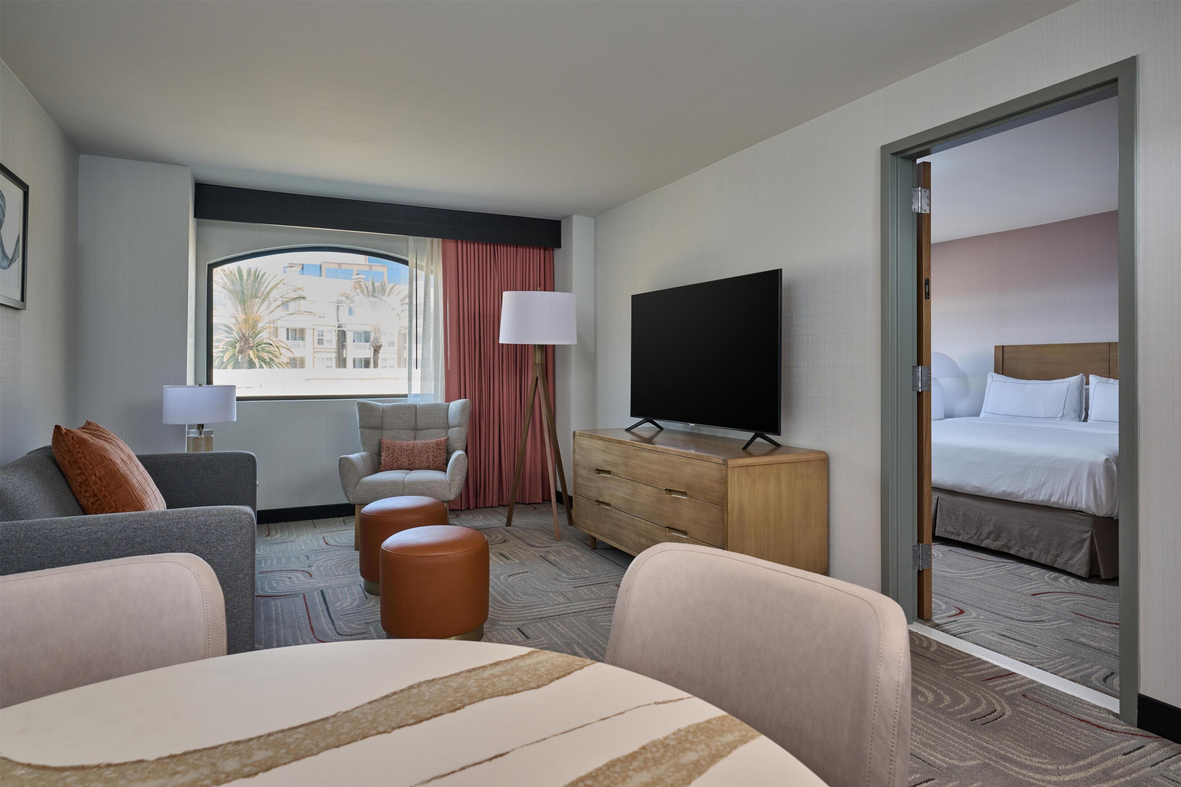 55-inch TV with cable channels, streaming services