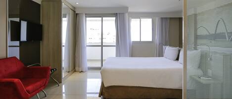 Minibar, in-room safe, desk, blackout drapes