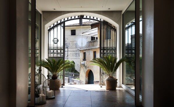 Interior entrance