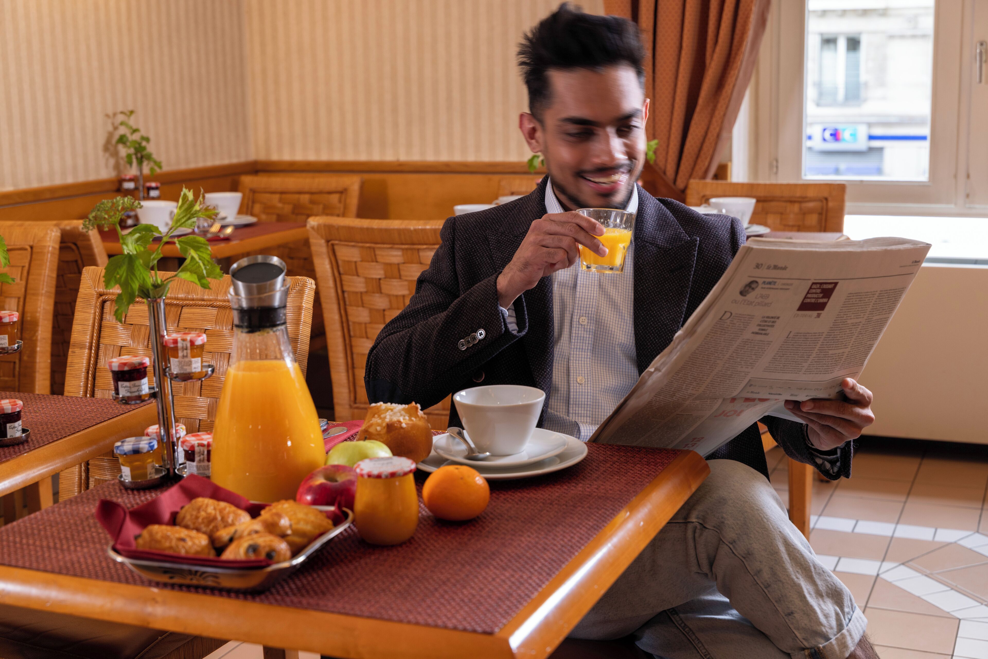 daily continental breakfast (eur 18 per person)
