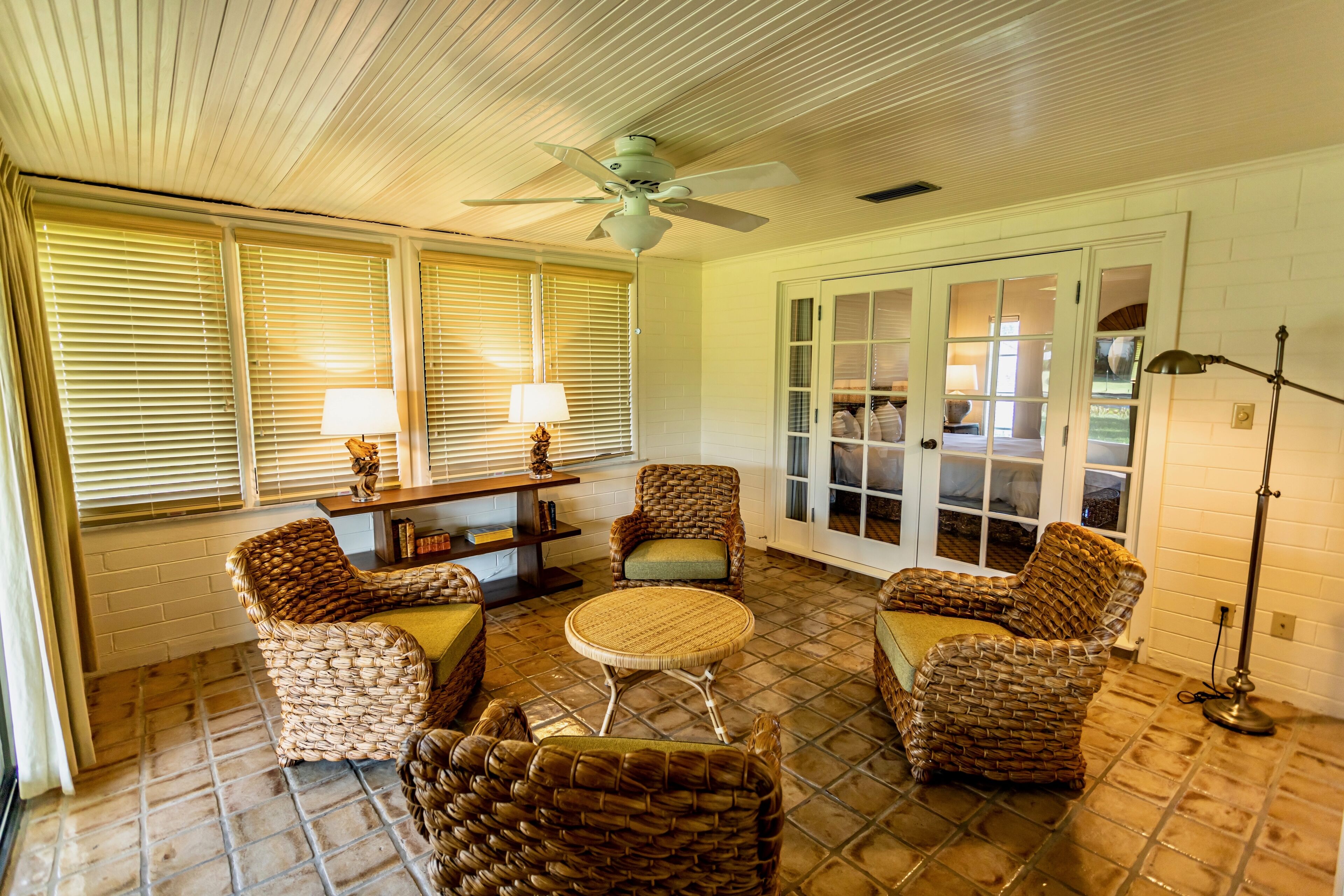 55-inch flat-screen tv with cable channels, tv, streaming services