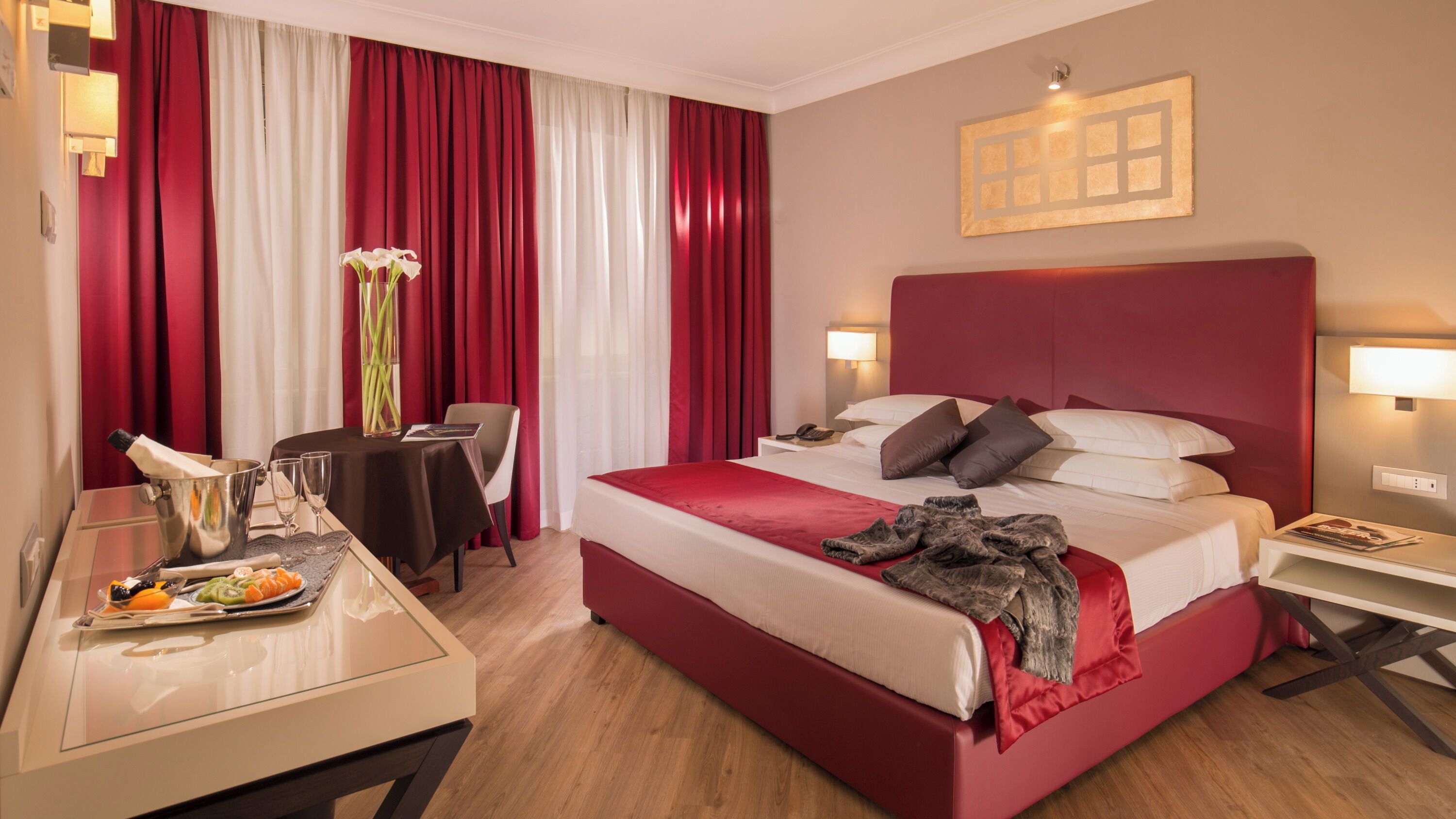 Hypo-allergenic bedding available, minibar, in-room safe, desk