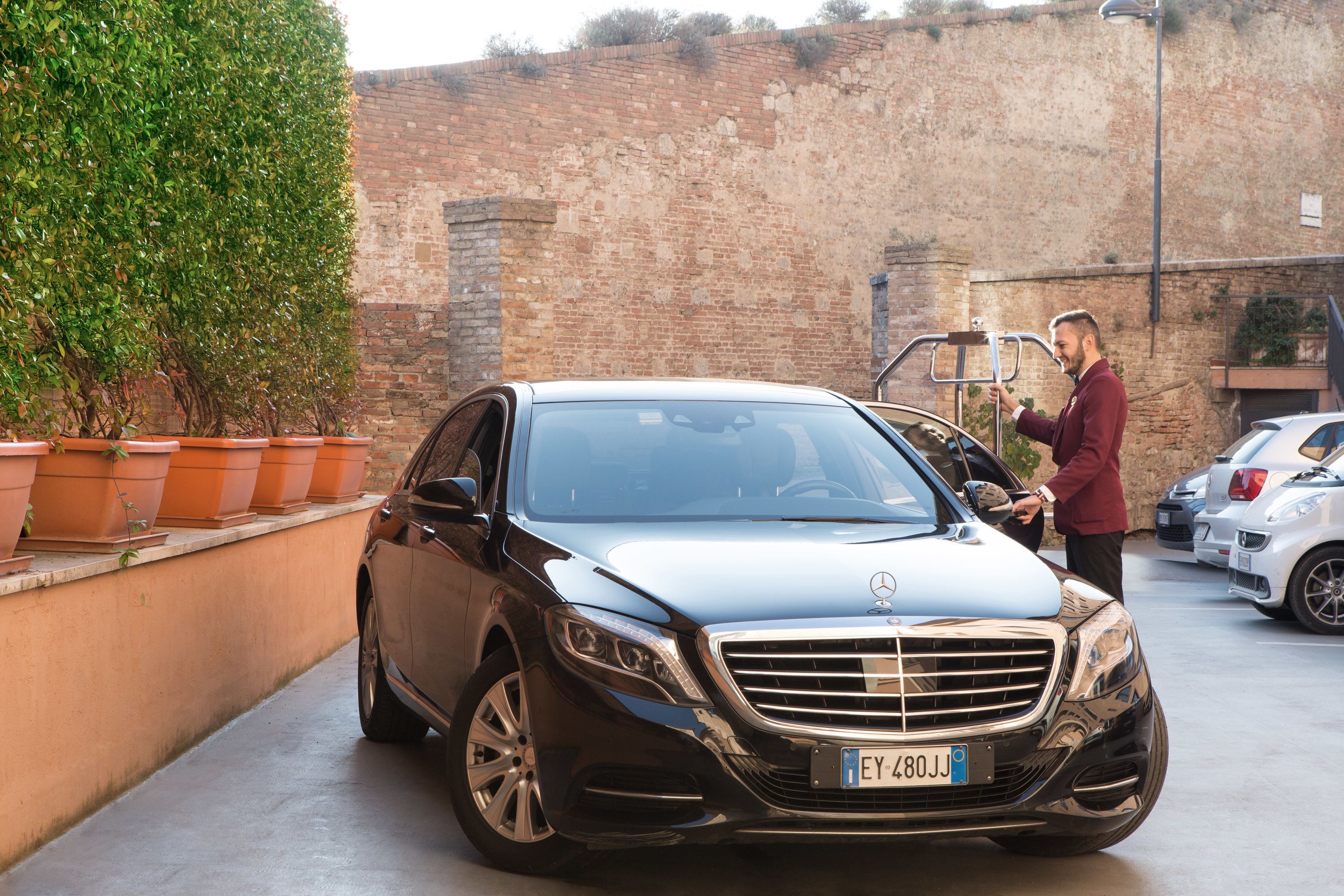 Free self-parking, free valet parking