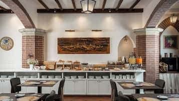 Daily buffet breakfast (EUR 15 per person)