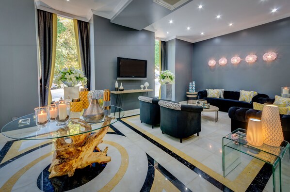Lobby sitting area