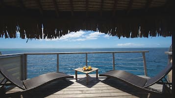 Bungalow Premium, sur l'eau | Vue sur la plage/lâocĂ©an