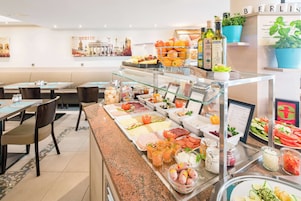 Daily buffet breakfast for a fee