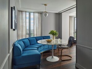 Penthouse | Living area | Flat-screen TV, pay movies