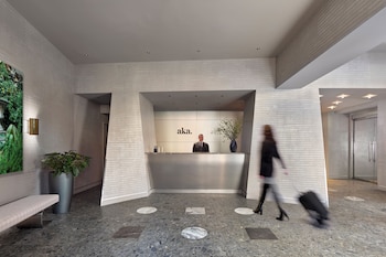 Reception area at Hotel AKA Boston Common