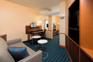Room, 1 King Bed with Sofa bed, Non Smoking | Desk, laptop workspace, blackout drapes, soundproofing