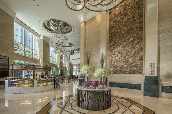 Sala de estar en el lobby