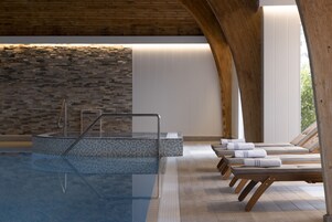 Bañera de hidromasaje interior