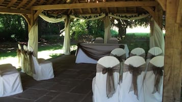 Área para banquetes al aire libre