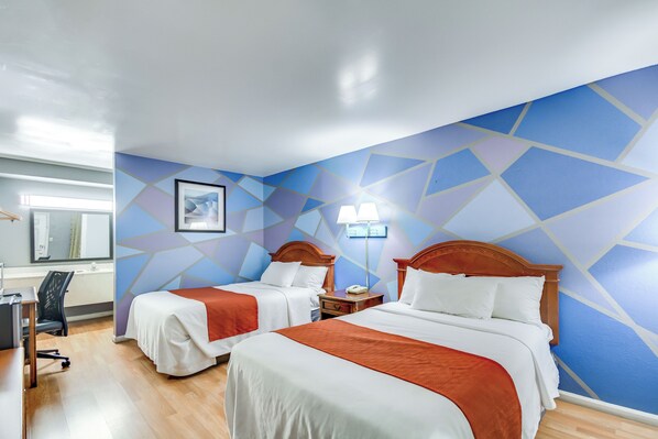 Free WiFi, bed sheets, alarm clocks