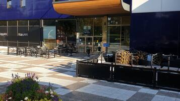 Entrada de la propiedad