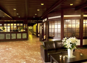 Lobby sitting area