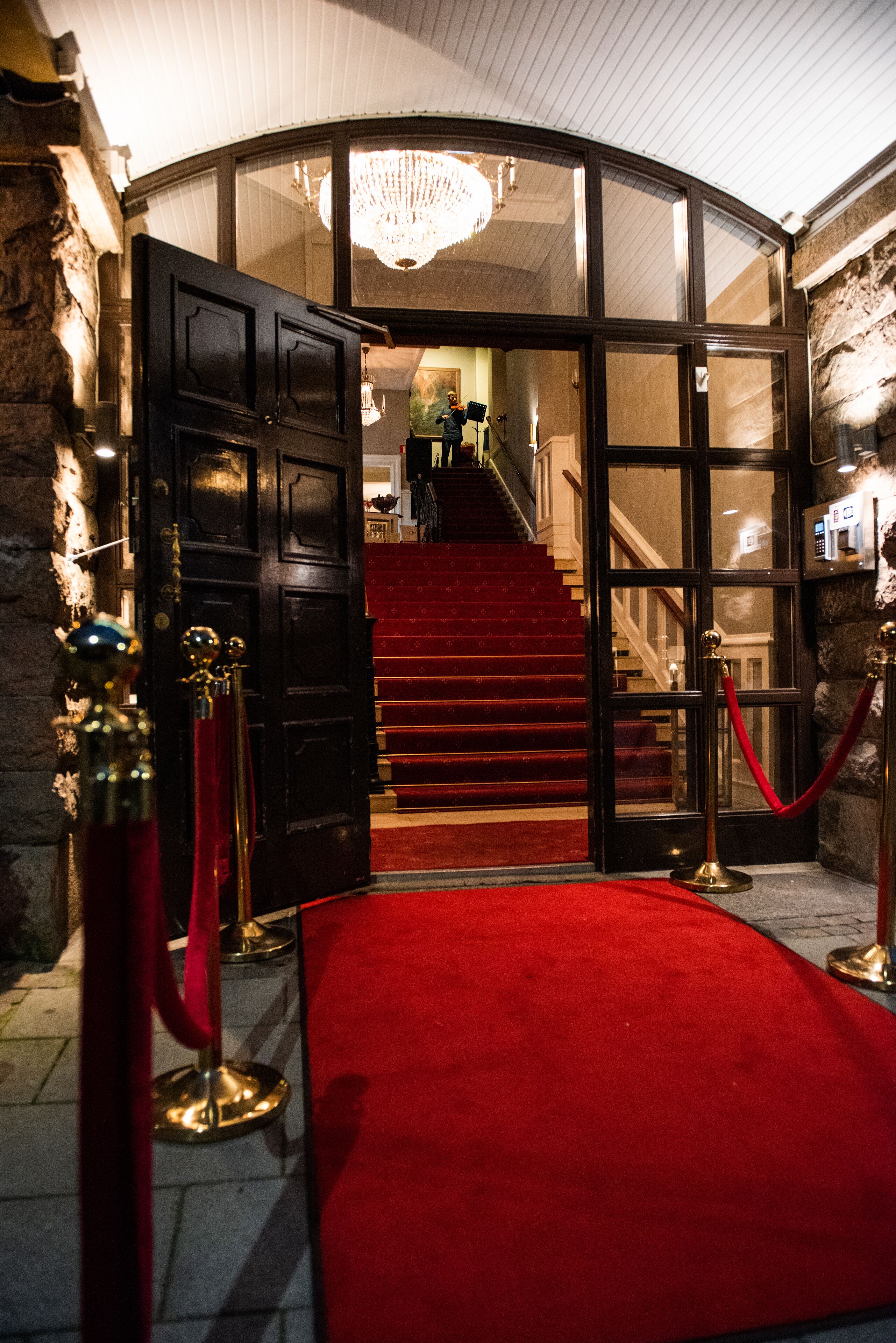 Entrada al alojamiento