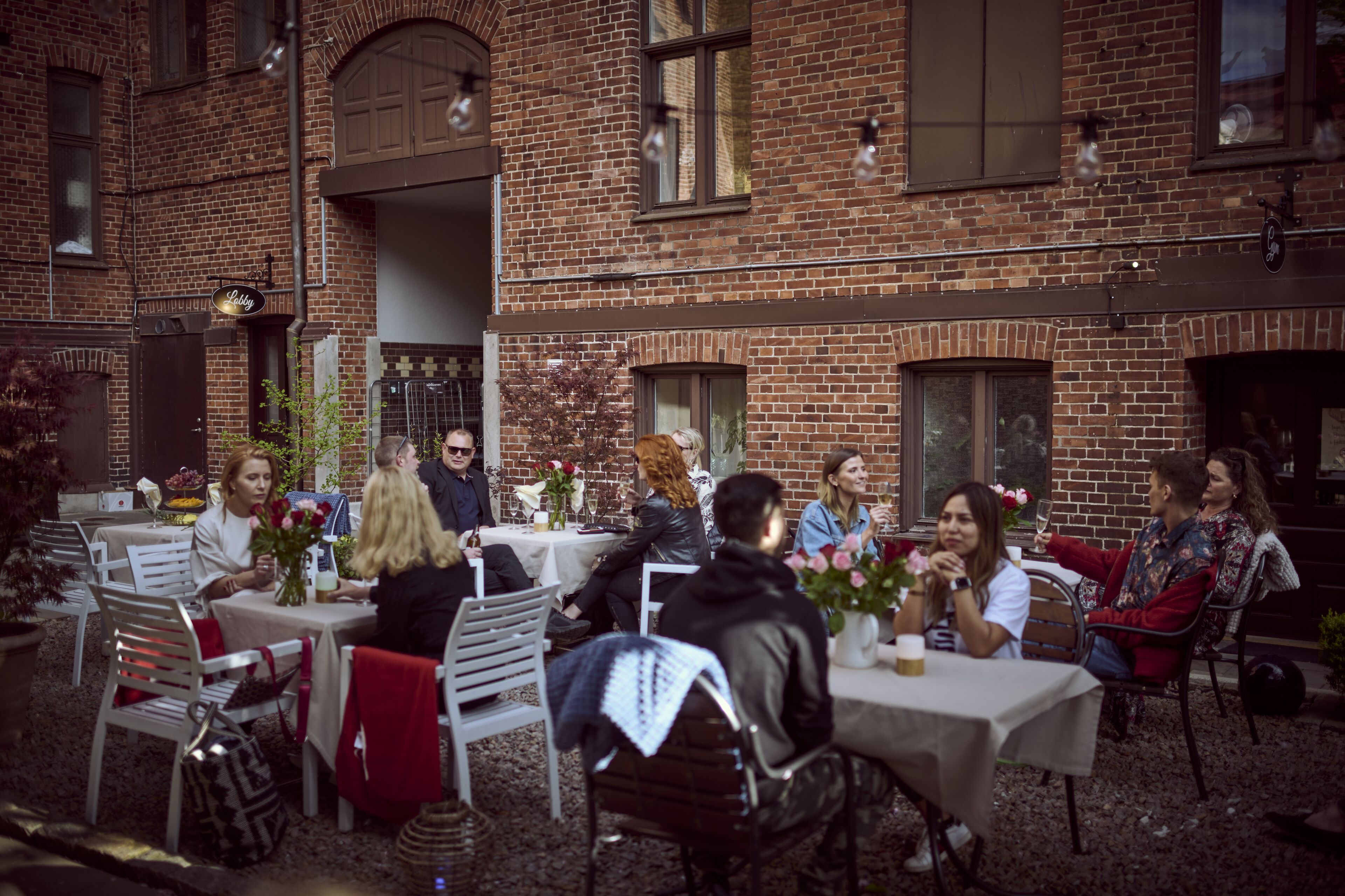 Bröllopsområde utomhus