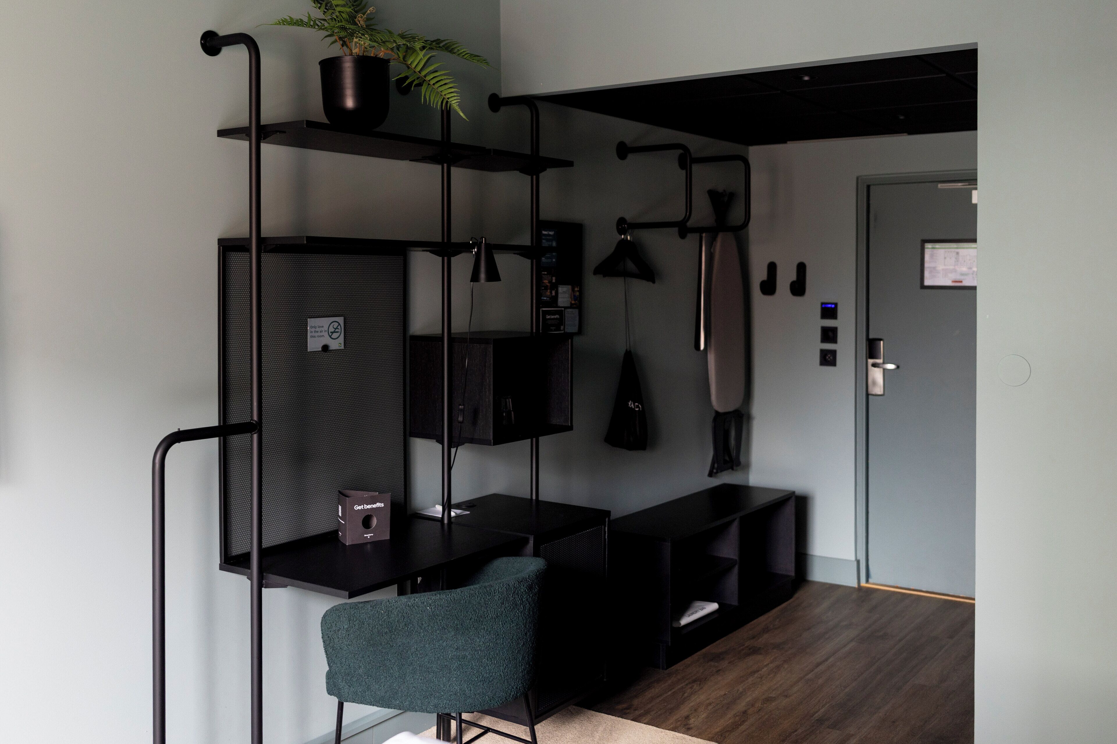 double room (compact) | 1 bedroom, desk, laptop workspace, blackout curtains