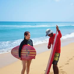 Surfing/boogie boarding