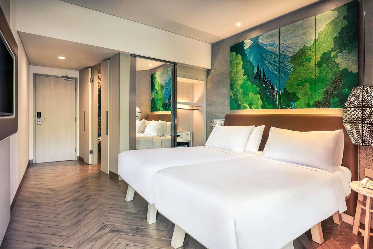 In-room safe, blackout curtains, soundproofing, iron/ironing board