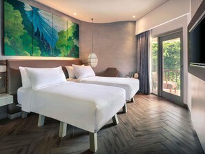 Deluxe Twin Room, 2 Twin Beds, Balcony | In-room safe, blackout drapes, soundproofing, iron/ironing board - Mercure Kuta Bali (Kuta)