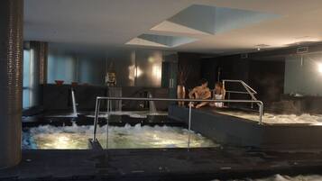 Sauna, hot tub, steam room, hot springs, Turkish bath, body treatments