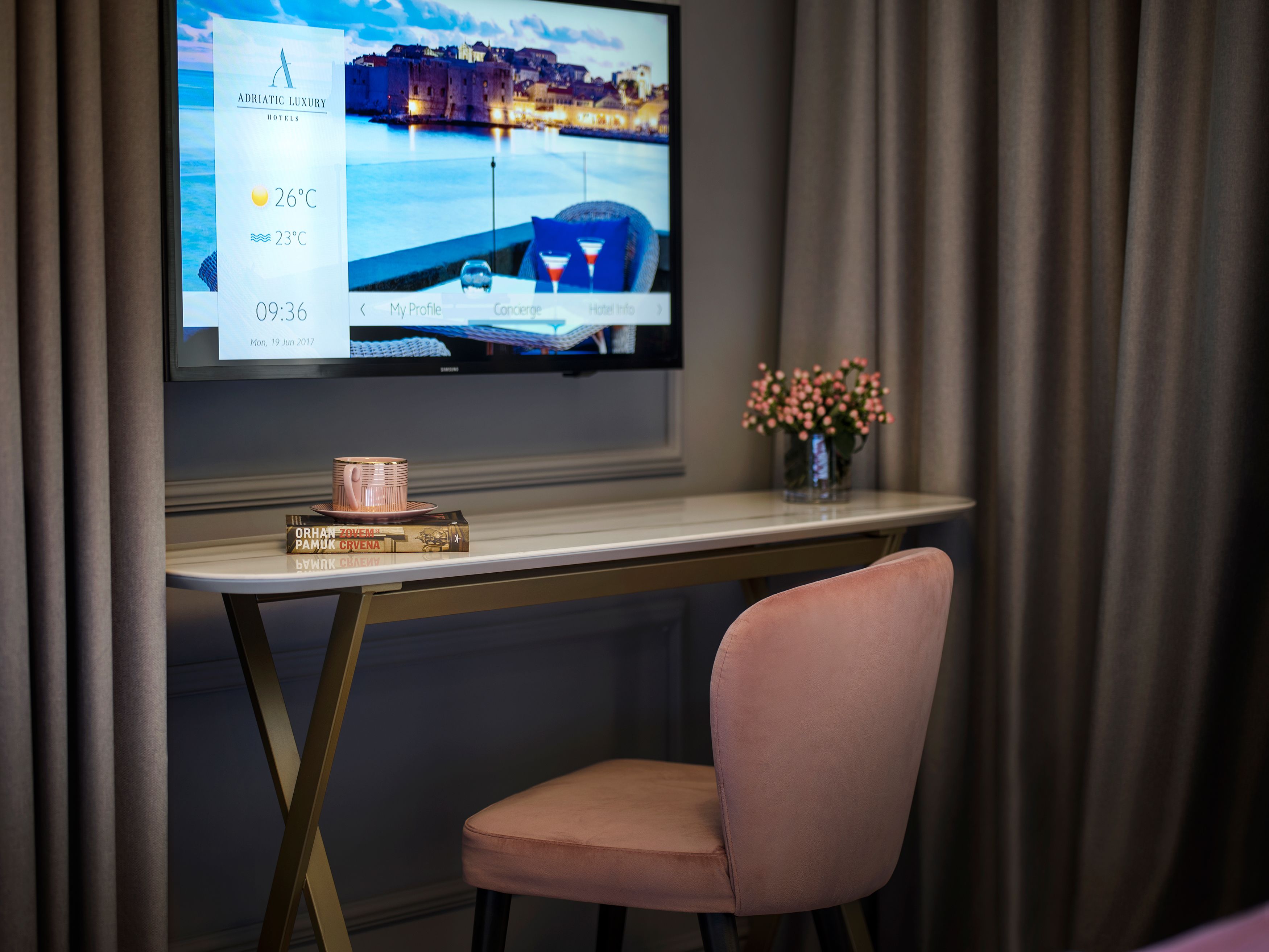 villa odak suite sea view,  french balcony | room amenity