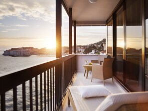 Executive Suite, Balcony, Sea View | Balcony view - Hotel Excelsior (Dubrovnik)