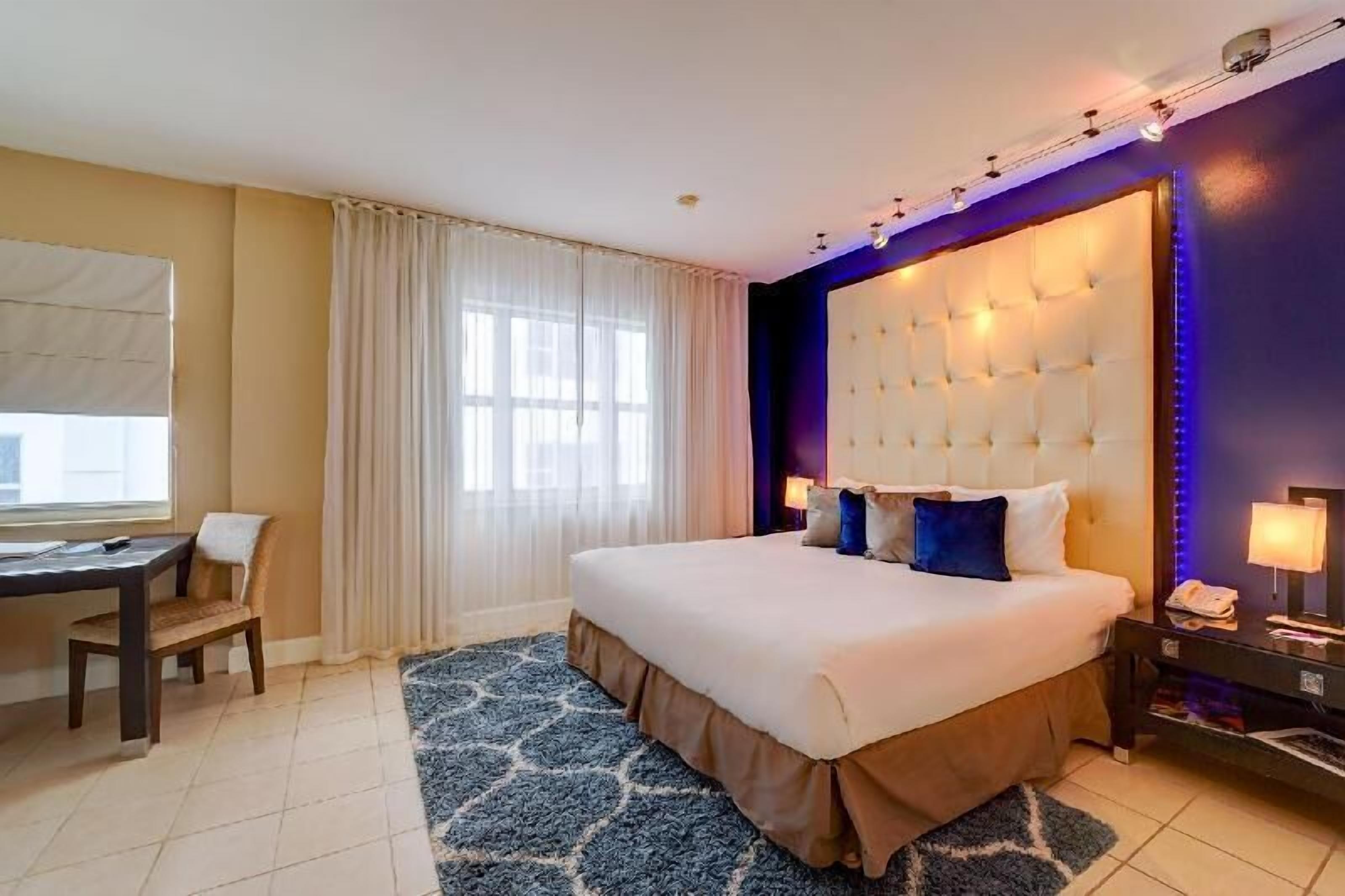 Premium bedding, in-room safe, individually decorated