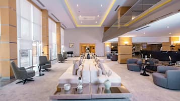 Sitteområde i lobbyen