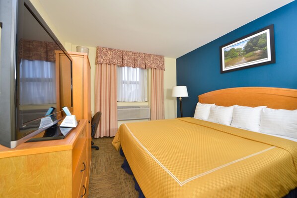 템퍼페딕 침대, 객실 내 금고, 책상, 암막 커튼