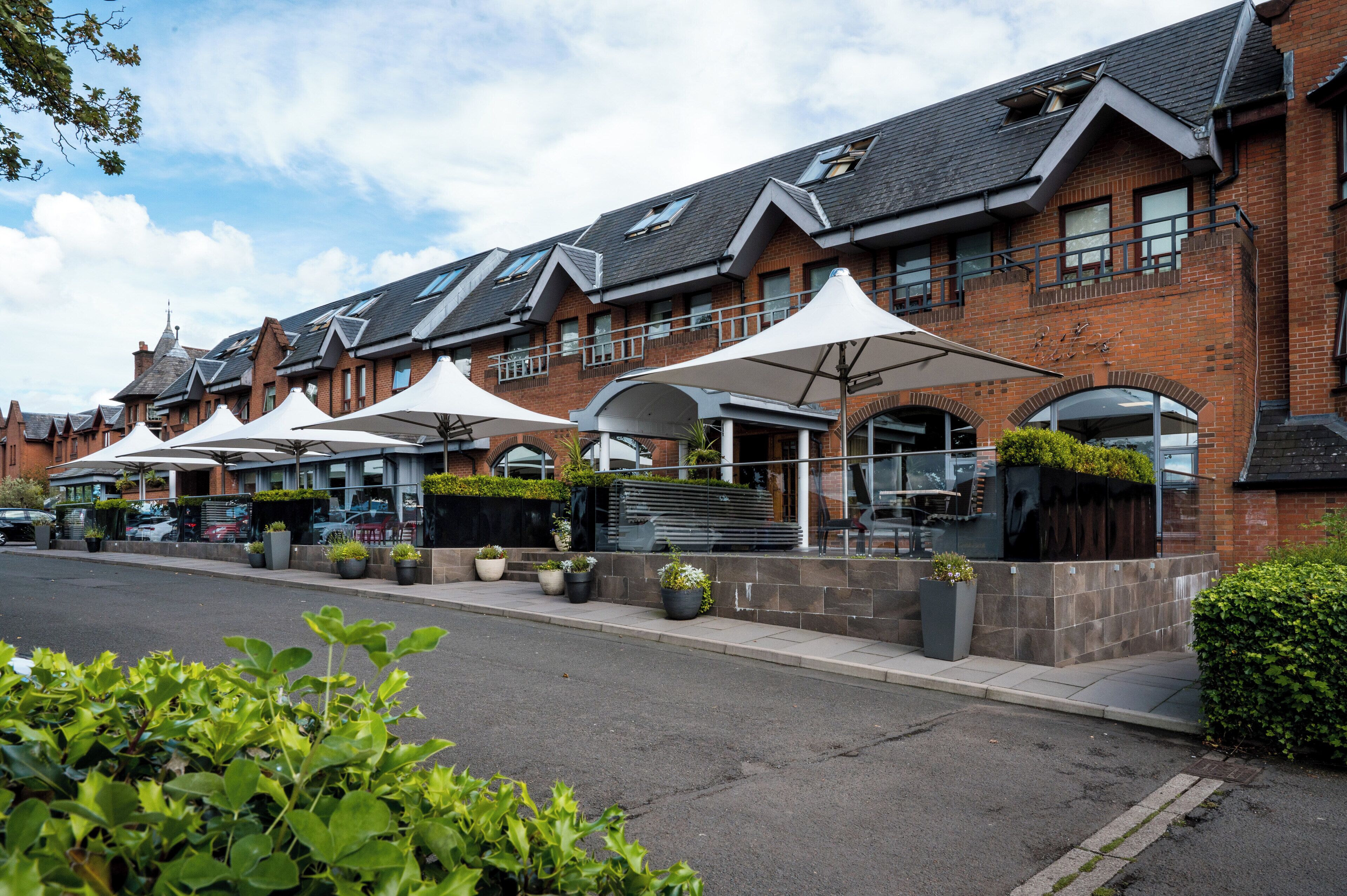 outdoor wedding area