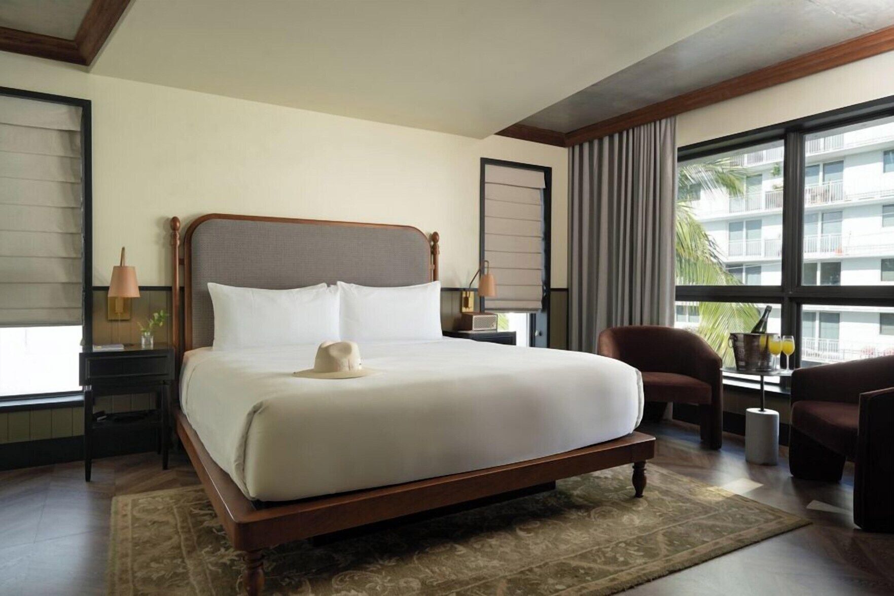 Frette Italian sheets, premium bedding, pillowtop beds, in-room safe