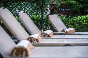 2 outdoor pools, open 8:00 AM to 11:00 PM, pool umbrellas, sun loungers