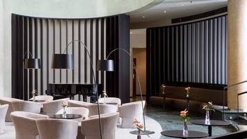 Sitteområde i lobbyen