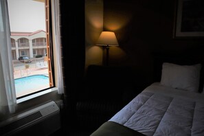 2 Queen Beds, Nonsmoking, Upgrade | 1 bedroom, desk, blackout drapes, iron/ironing board