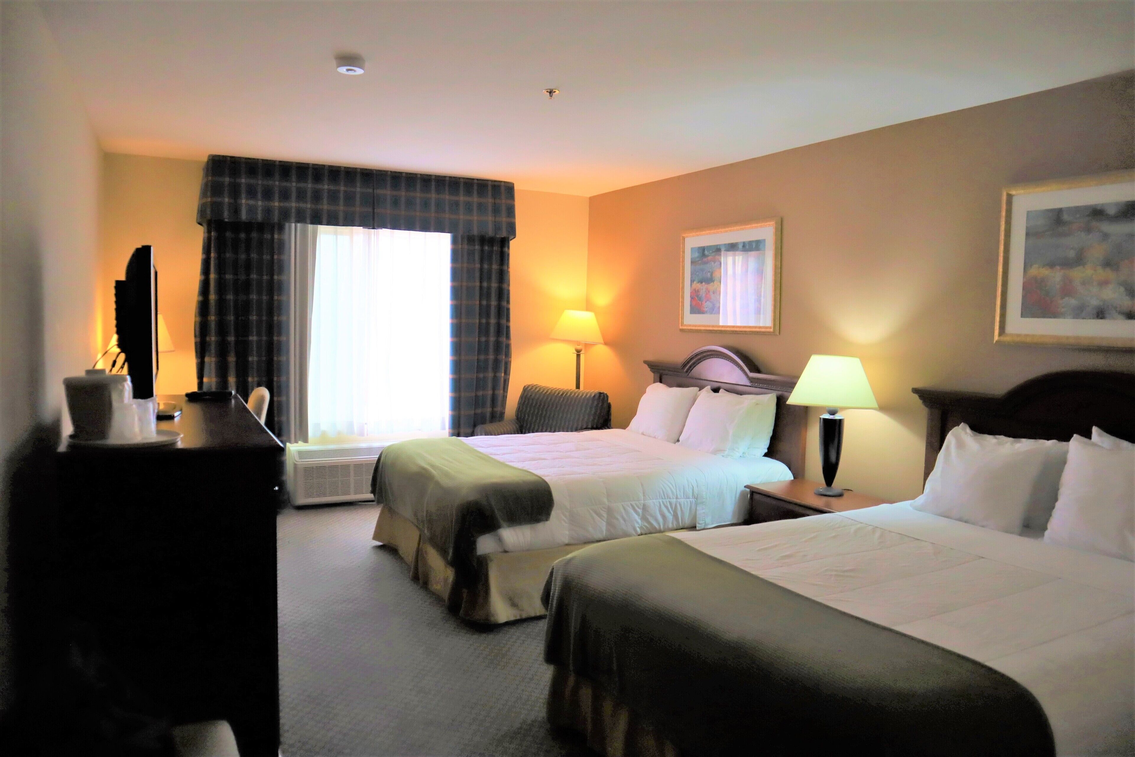 2 queen beds, nonsmoking, upgrade | desk, blackout curtains, iron/ironing board, free wifi