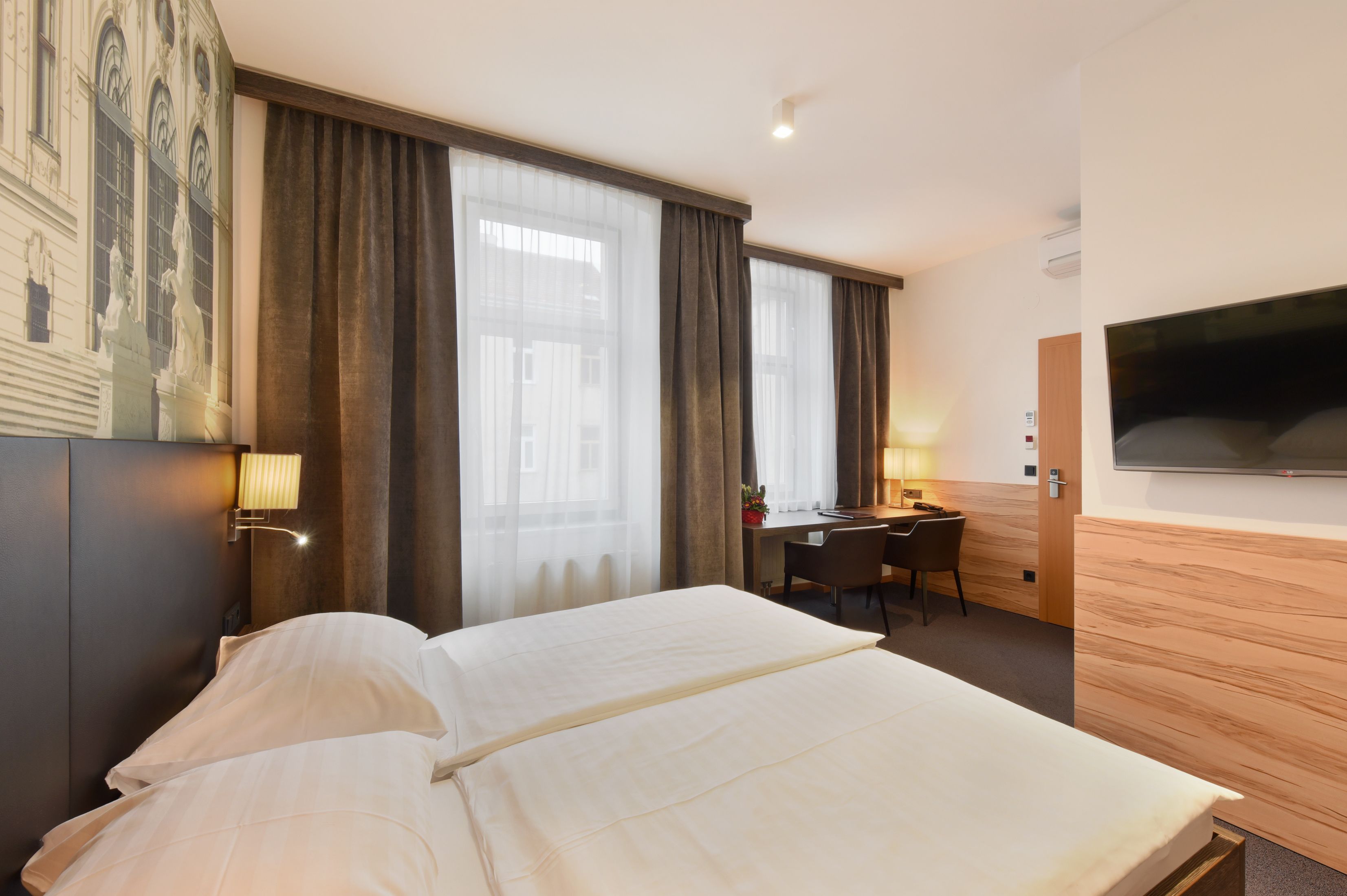 superior double room | premium bedding, in-room safe, individually decorated