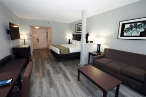 Suite, 1 King Bed, Non Smoking, Refrigerator & Microwave (Larger Room;with Sofabed)