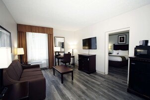 Suite, 1 King Bed, Non Smoking, Jetted Tub | Premium bedding, individually decorated, individually furnished, desk