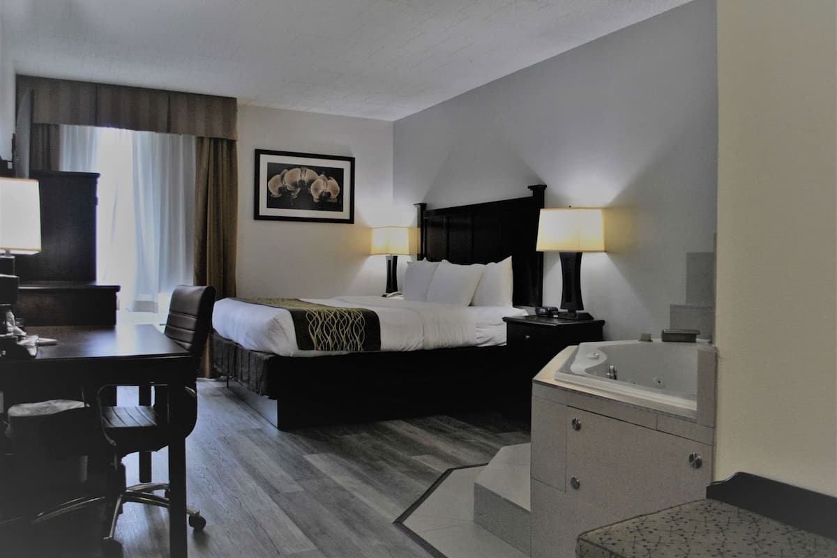 Premium bedding, individually decorated, individually furnished, desk