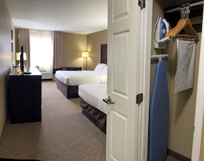 Room, 2 Queen Beds, Non Smoking | Desk, blackout drapes, iron/ironing board, free WiFi - Days Inn & Suites by Wyndham Manheim Lebanon (Manheim)