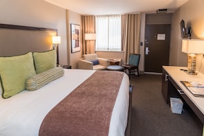 Premium bedding, down duvets, pillow-top beds, individually decorated